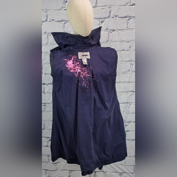 Diesel Women's Trench Coat Jacket Denim Cotton Belted High Quality size Small - Picture 10 of 14